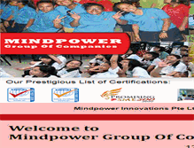 Tablet Screenshot of mindpoweredu.com